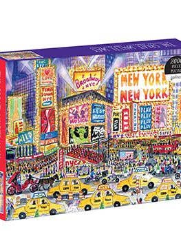 Michael Storrings The Great White Way 2000 Piece Puzzle for wholesale by Chronicle Books