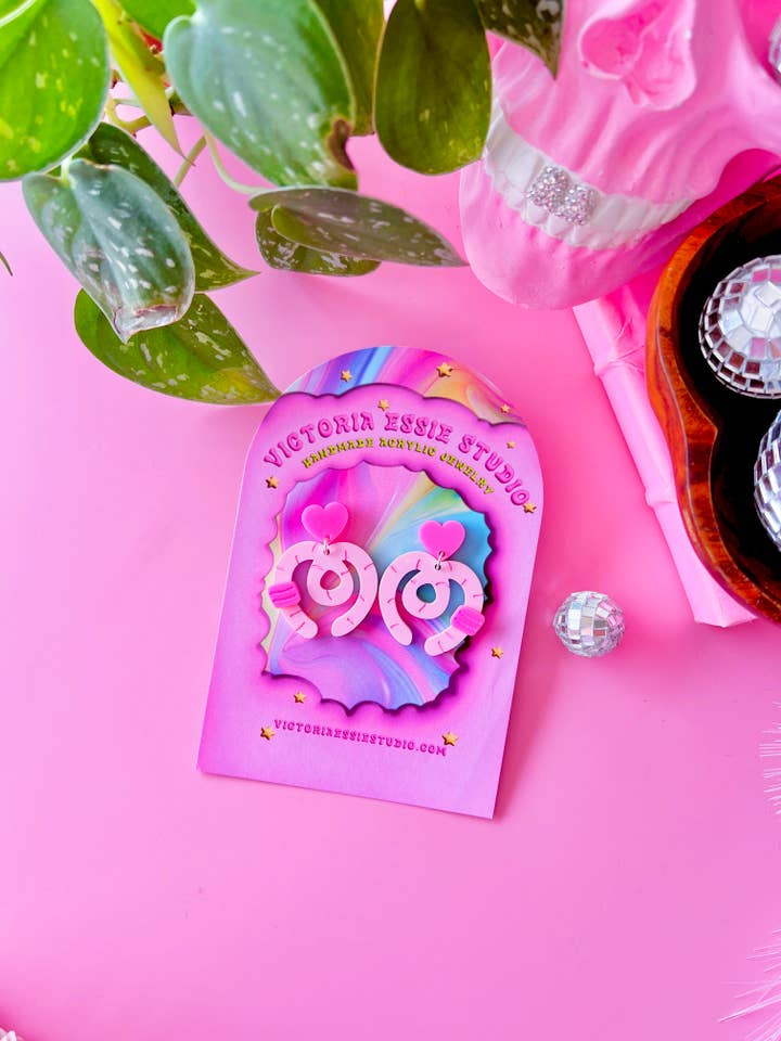 Jordmaskörhängen för wholesale av Victoria Essie Studio