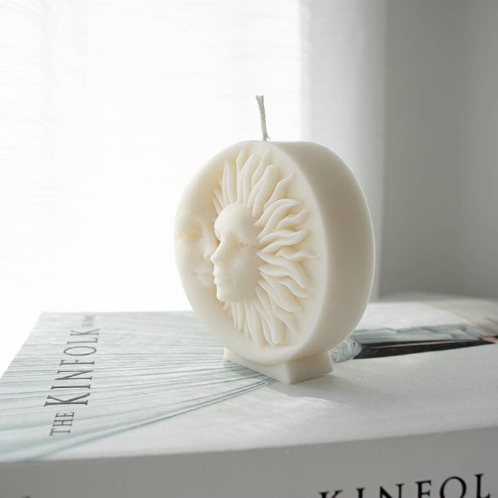 Glowing Harmony Candle Co - Wholesale Novelty Candle - Sun & Moon Decorative Candle, Celestial Candle 3