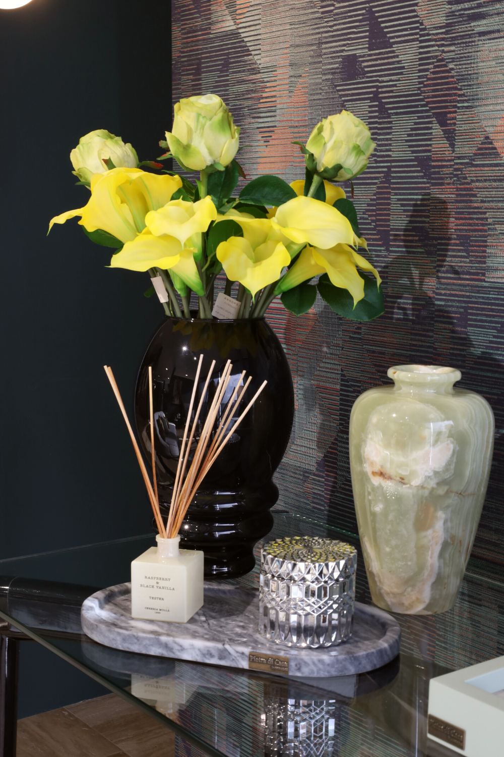 PIETRA DI CASA - Wholesale Decorative Tray - Marble Tray - PAPA ALANA Oval20 - Ruivina6