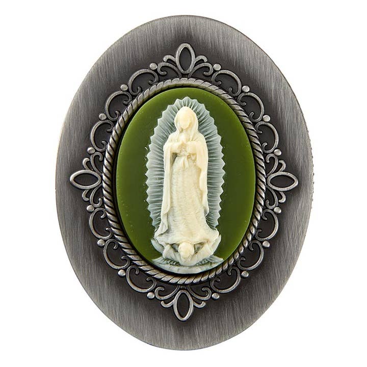 Christian Brands Catholic - Wholesale Decorative Box - Our Lady Of Guadalupe Cameo Rosary Box4