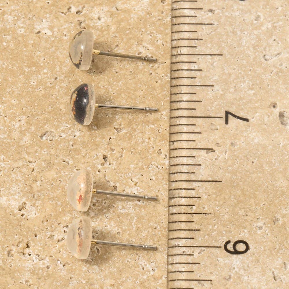 MULTI Acrylic Dome Cat Stud Earrings Set for wholesale on Faire2