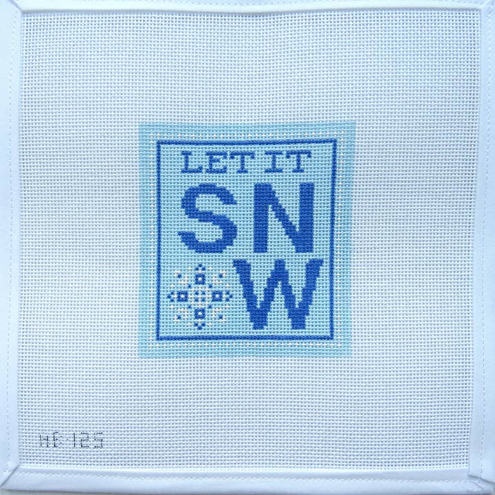 Lass es schneien für den Großhandel von Alice & Blue Needlepoint Designs
