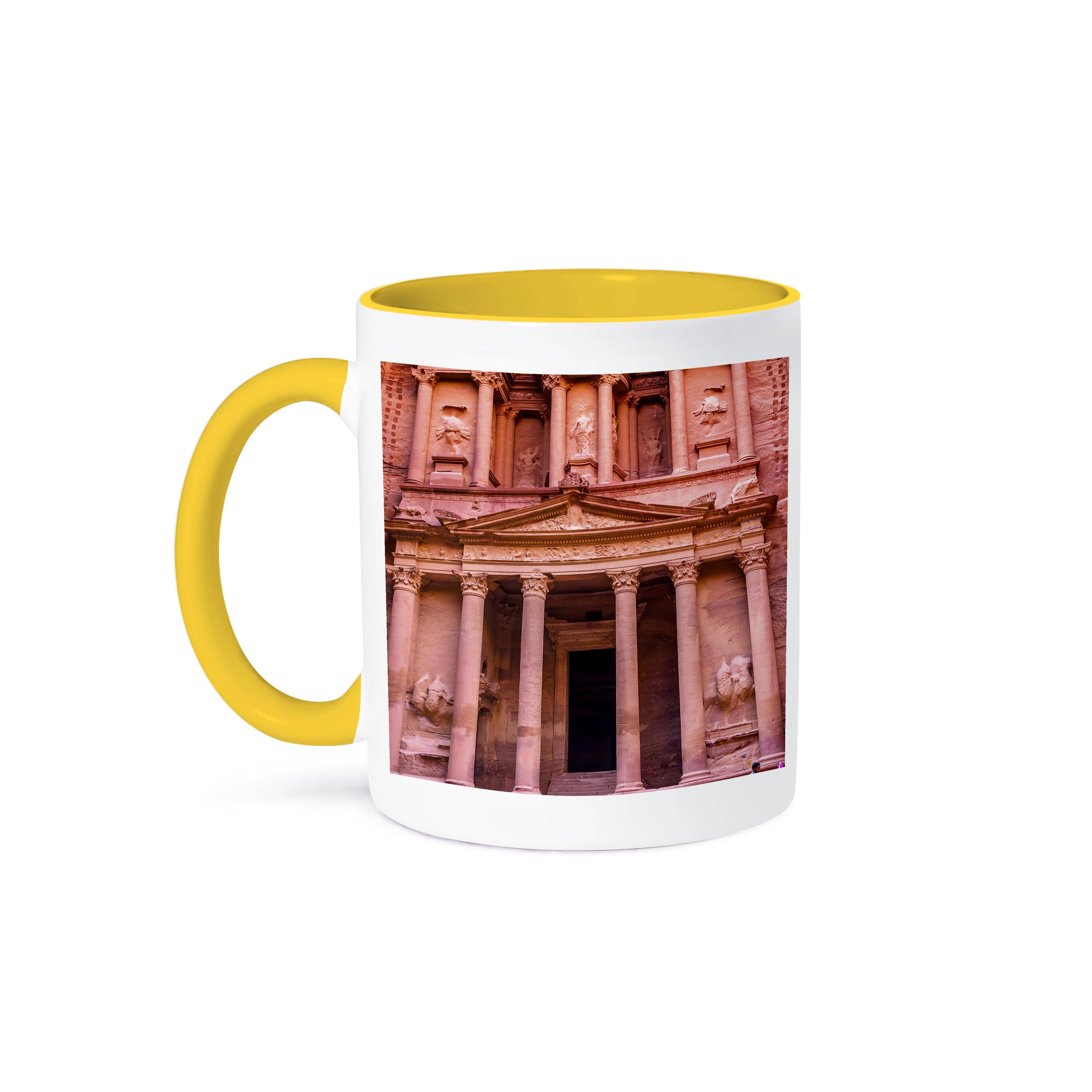 3dRose - Wholesale Coffee Mug - 3dRose, Yellow Treasury Becomes Rose Red in Afternoon, Petra Jordan., Mug0