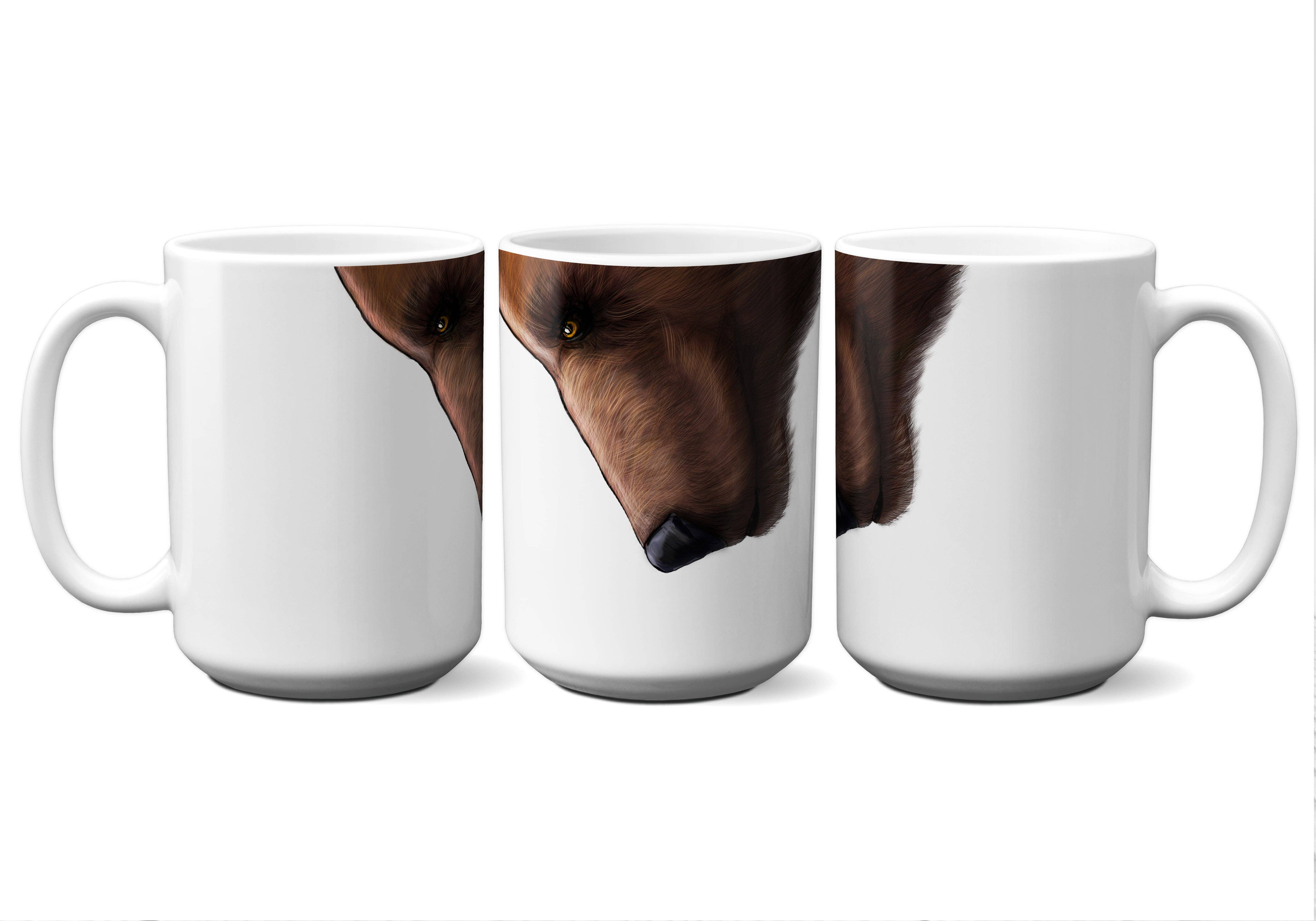 American Brand Studio – Engroshandel Kaffekrus – Grizzly Bear af Snout Mugs®1