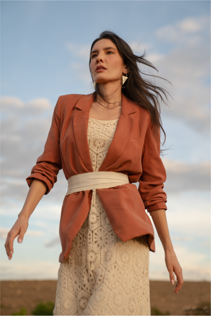 ADA Collection Belts - Wholesale Belt - Women's - Wrap Belt - Bone - OS6