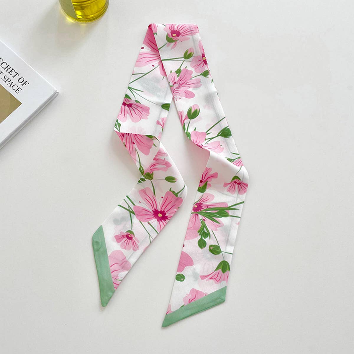 ACCITY - Wholesale Head Scarf - Women's - NARROW AND LONG BAG DECORATIVE RIBBONS_CWASC07046