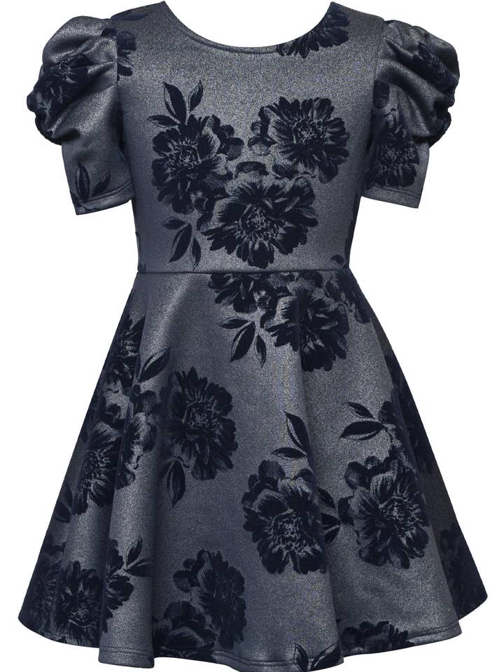 Fit & Flare Skater Klänning W/Plisserad ärm detalj för wholesale av Hannah Banana , Baby Sara