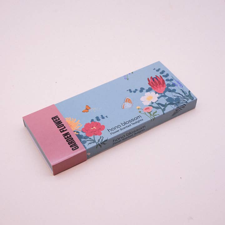 Hana Blossom - Wholesale Tea Light Candles - Assorted 10 Handmade Garden Flower Scented Tealights1