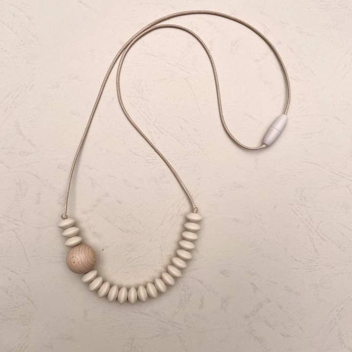 Zao & Co - Wholesale Teething necklace – Baby - Asymmetric silicone necklace8