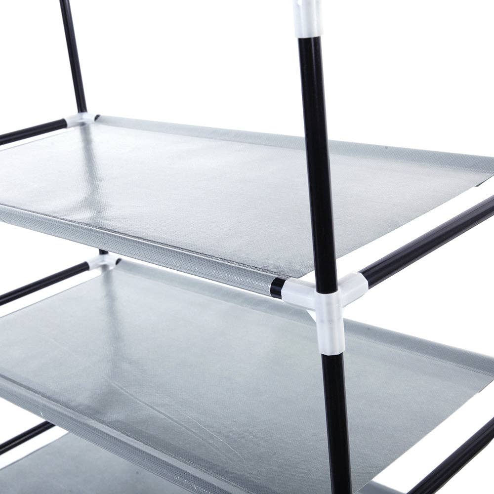 Hard Rock Health Stores – Sapateira por atacado – 10 Layer 9 Grid Sapato Rack Prateleira organizador armário de armazenamento Múltiplas cores20