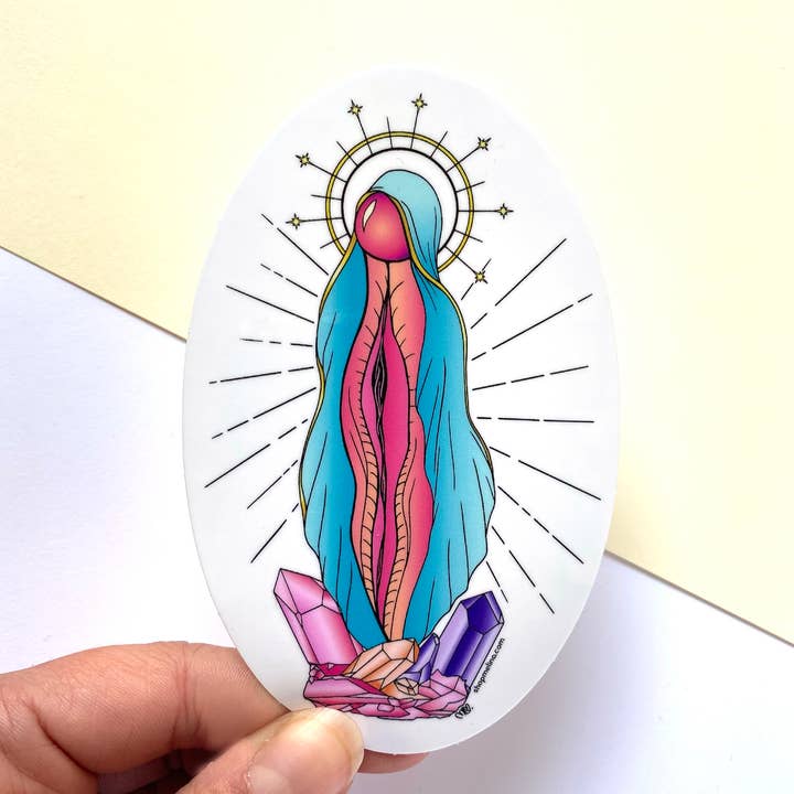 Stickers Waterproof Vinyl - Holy Vulva for wholesale by Meli TheLover