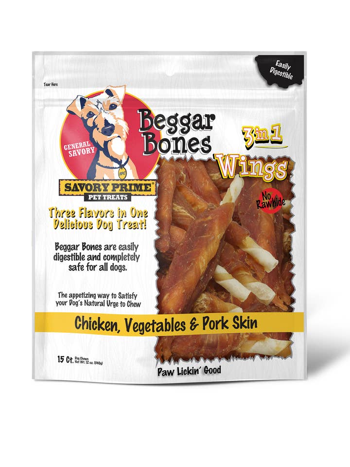 Tiggareben 3 i 1 Vingar 15/Förp för wholesale av Savory Prime