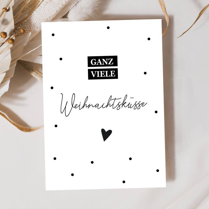 Modern Christmas card for wholesale by Farbrausch