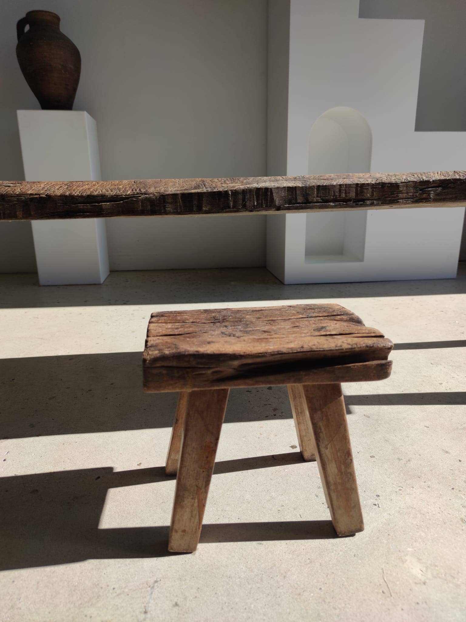 Office Objets - Wholesale Bench - Very large antique teak bench H:50cm L:2m0663