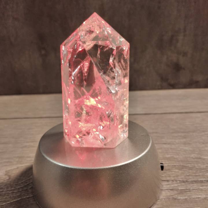 Keystone Crystals - Wholesale Spiritual Stone/Crystal - Light Stand 3 Color LED
