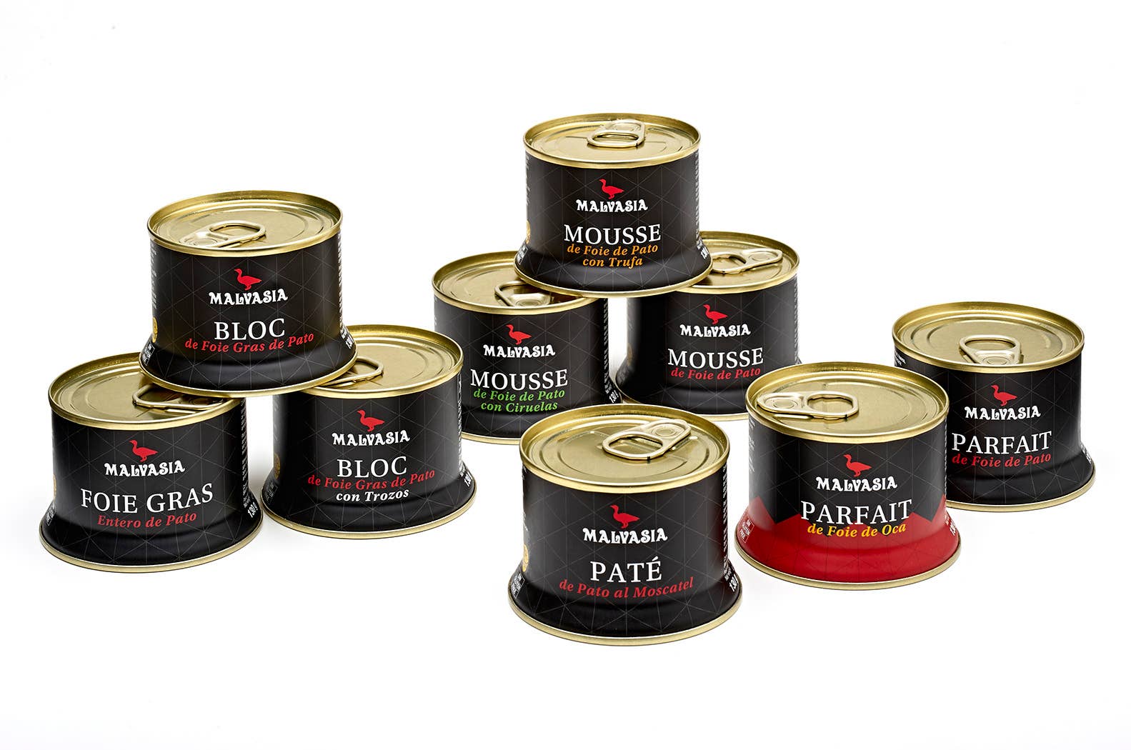 Malvasia - Wholesale Ingeblikte vis - Hele Foie Gras Malvasia gemakkelijk te openen blik 130g2