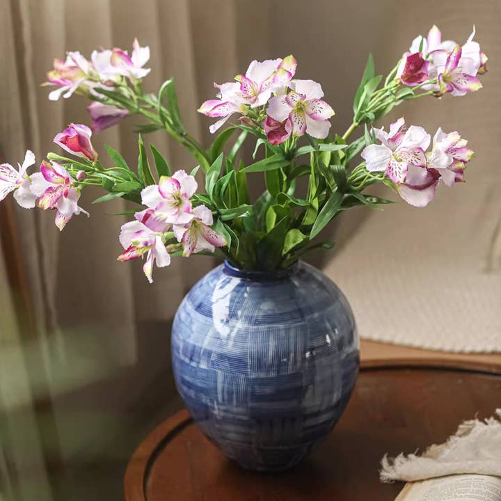 Rustic Reach - Wholesale Artificial Flowers - Artificial Peruvian Lily Stem 29.5" Tall