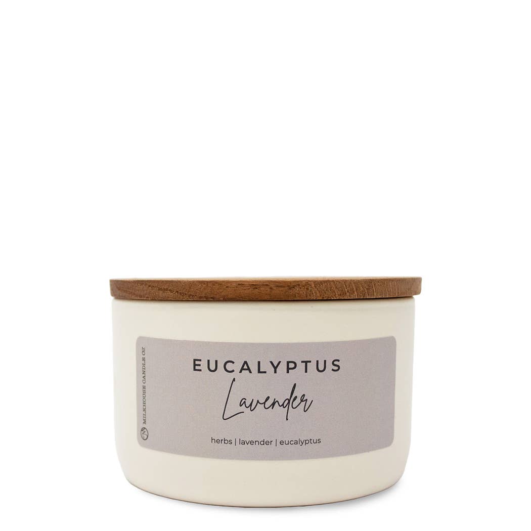 Milkhouse Candle Company - Wholesale Jar/Filled Candle - Eucalyptus Lavender | 10 oz Signature Statement Candle4