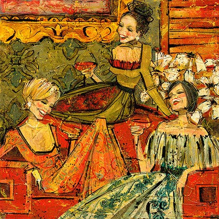 Women and Wine® Vingt-septième édition pour la vente par Kathy Womack Gallery