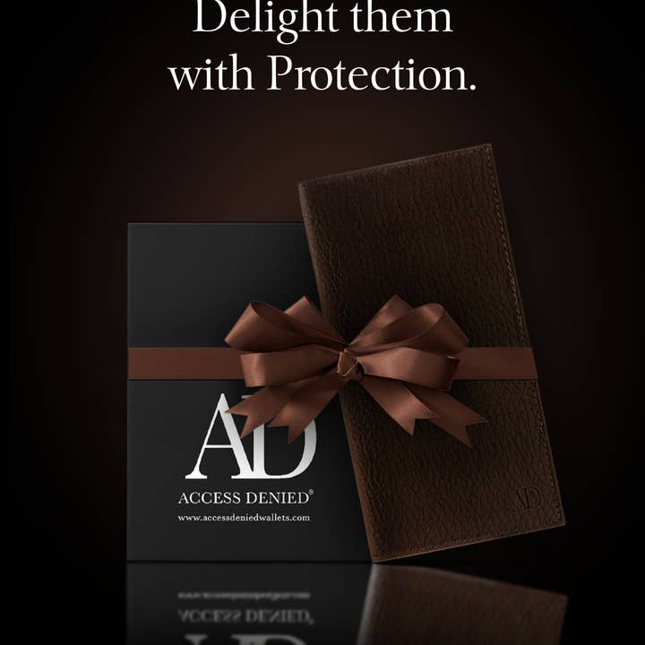 Access Denied Accessories - Wholesale Wallet - Unisex - Genuine Leather Checkbook Cover For Women &Men RFID Blocking65