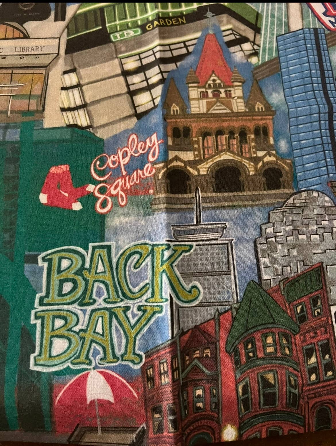 Domesticadence - Wholesale Tea Towel - Hand-Drawn Boston, MA Sites Dish / Tea Towels 5