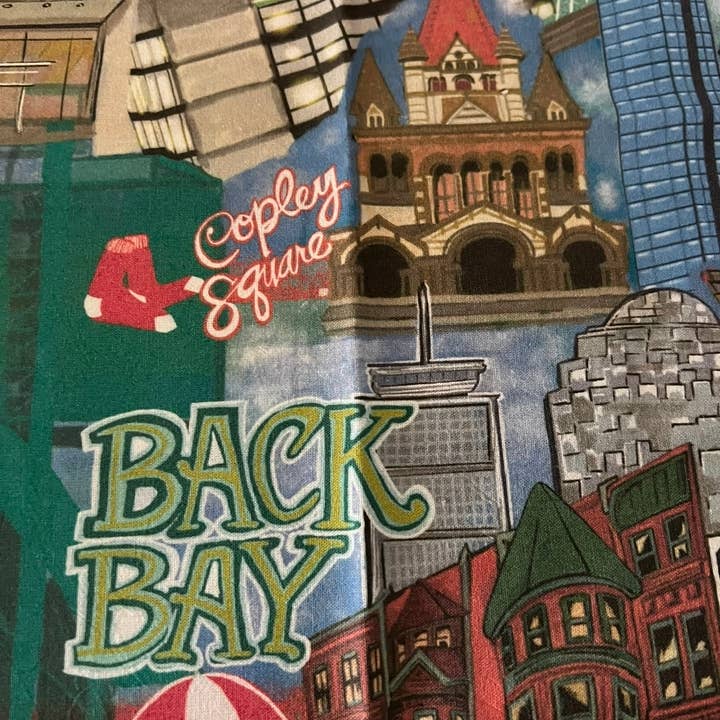 Domesticadence - Wholesale Tea Towel - Hand-Drawn Boston, MA Sites Dish / Tea Towels 5