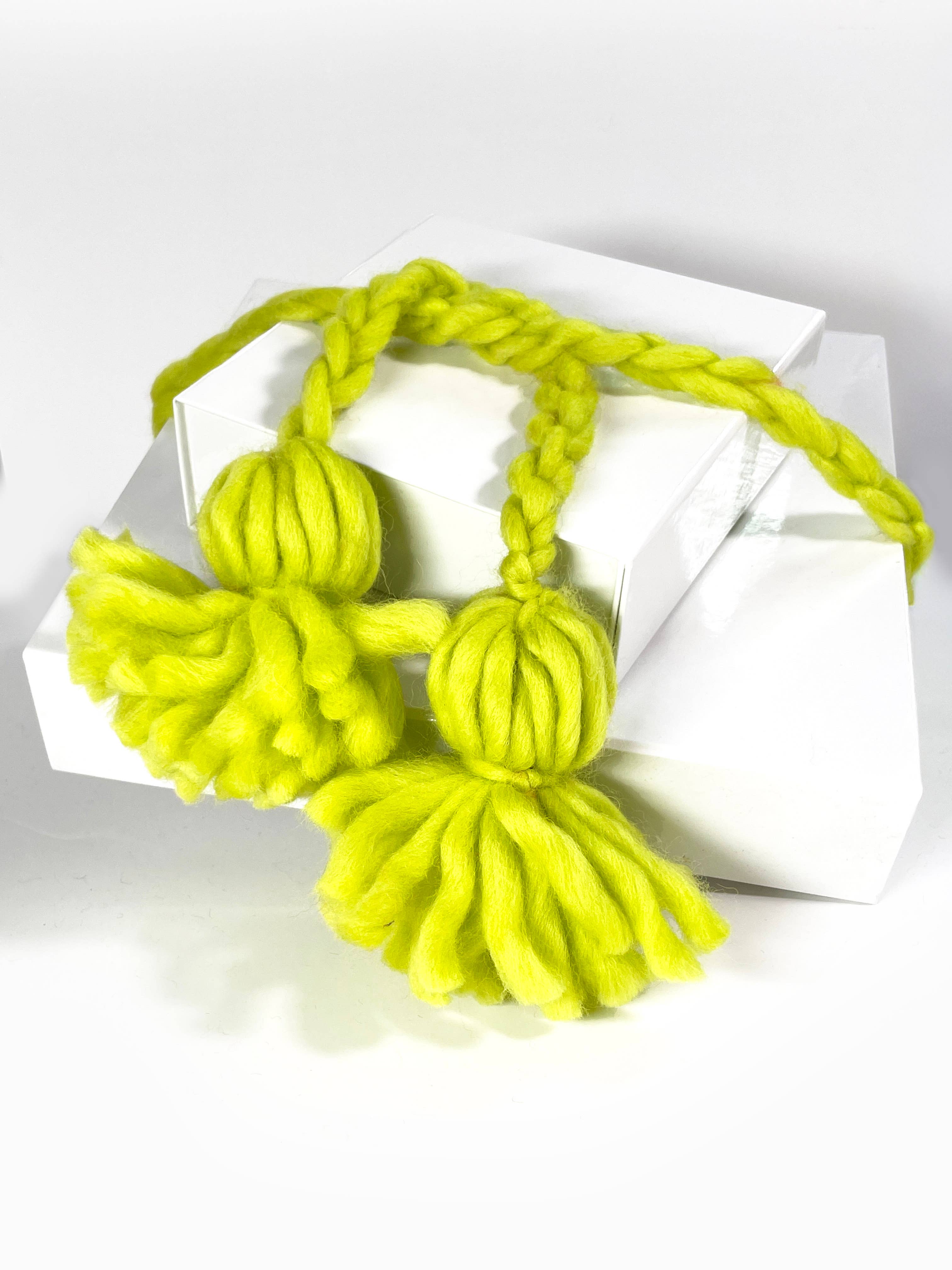 The Paper Curator - Wholesale Ribbon - Gift Wrapping - Citron Gift Ribbon | Present Decoration | Tassels | Yarn 3