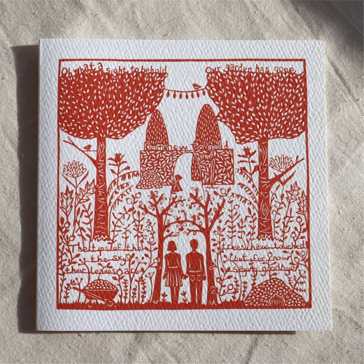 The Garden Series - Autumn Garden card for wholesale by Gemma Barnett