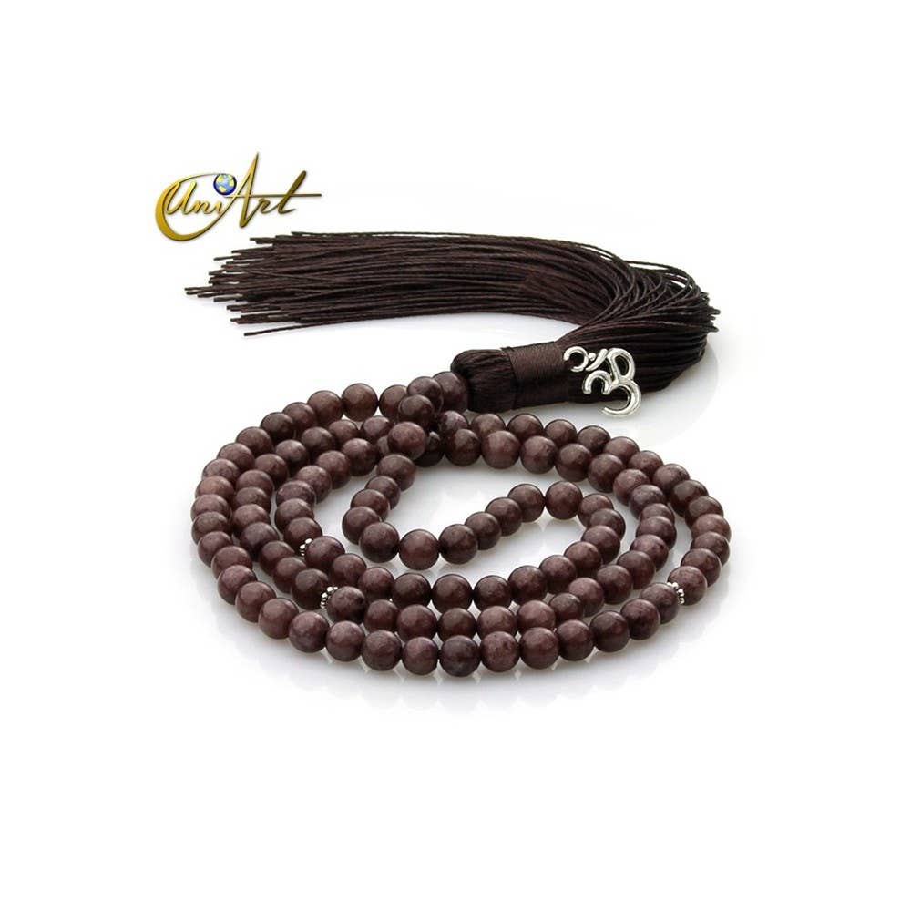 UniArt - Wholesale Prayer Beads Necklace - Aventurine Japa Mala 6 mm1