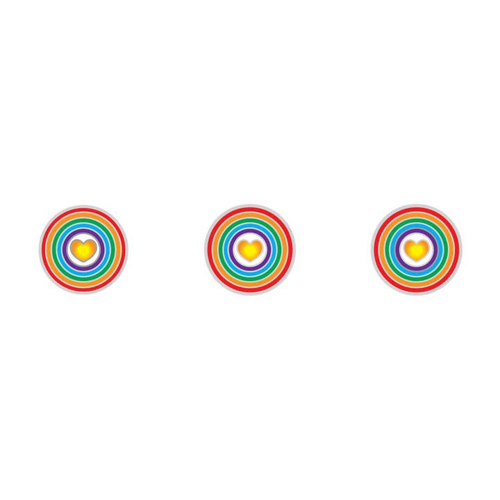 Sunstrip Rainbow Heart for wholesale by Illumination Mandalas