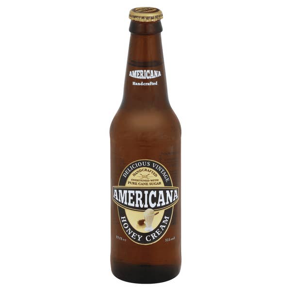 L&F Universal Goods - Wholesale Soda/Carbonated Drink - Americana Honeycream Soda - 12 Oz - 24 PK