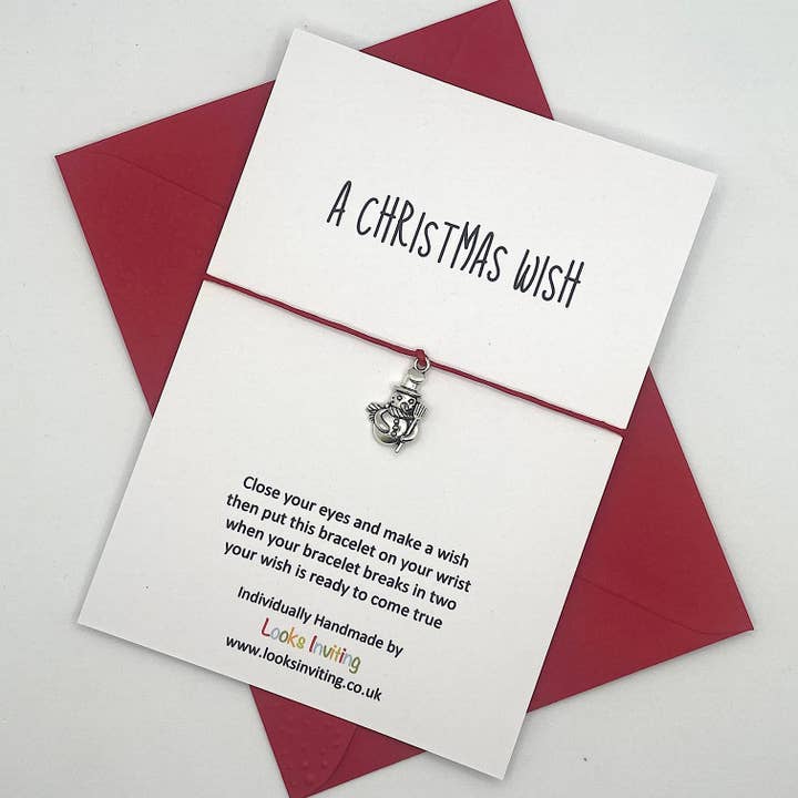 Christmas Wish Bracelet - A Christmas Wish for wholesale by Looks Inviting