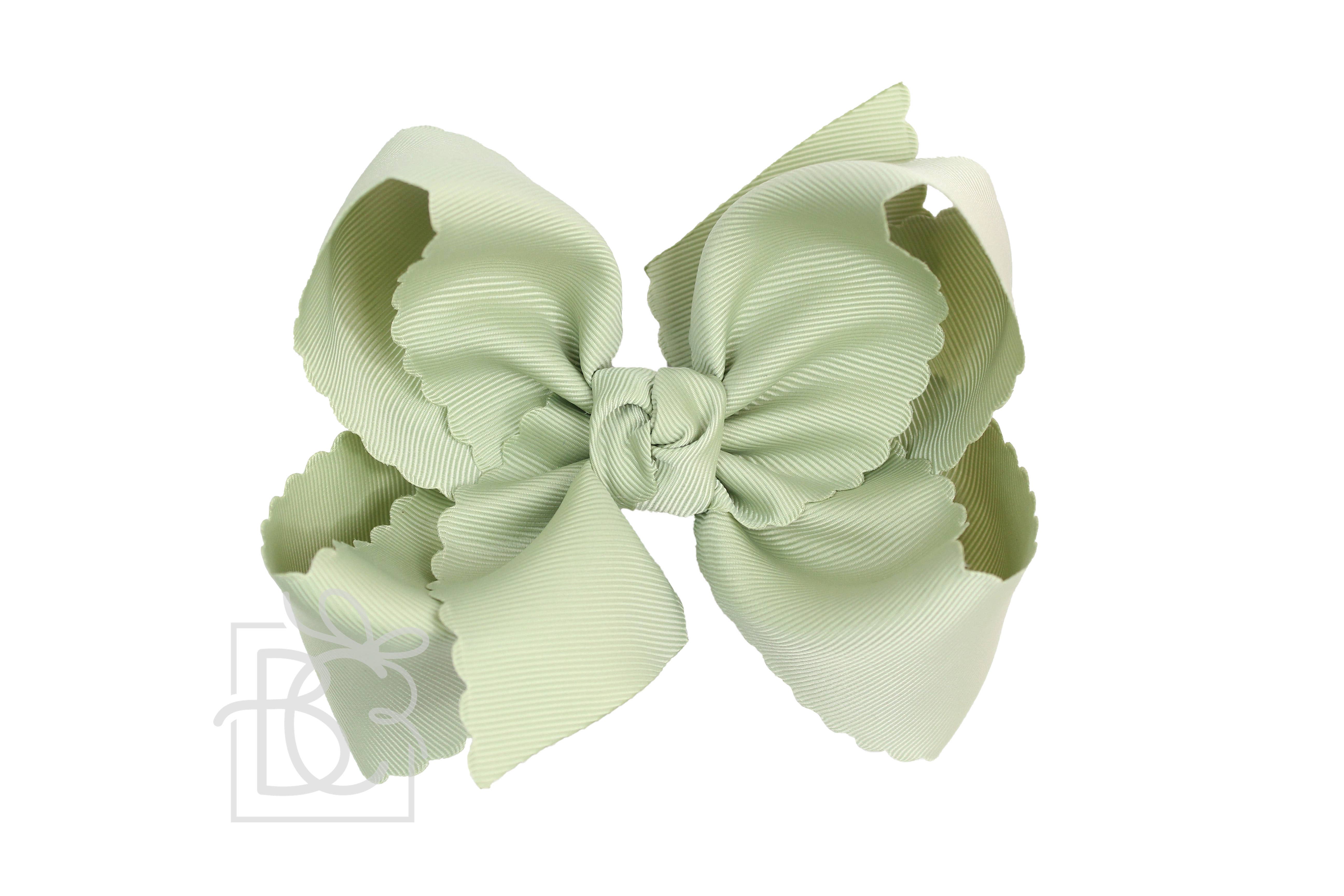 Beyond Creations, LLC – wholesale Hair bow – Kids – SCALLOPED EDGE BOW49