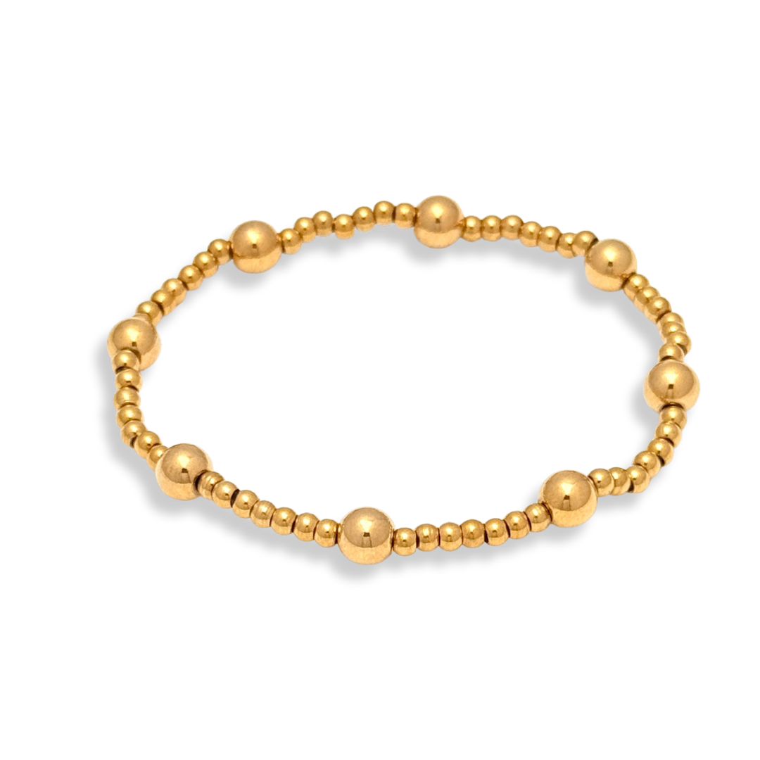 Savvy Bling - Vente Bracelet de perles - Bracelets en perles de perles et d'or étanches31