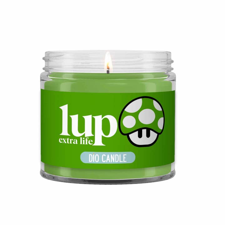 Dio Candle Company - Wholesale Jar/Filled Candle - 1 Up Extra Life Gaming Candle3