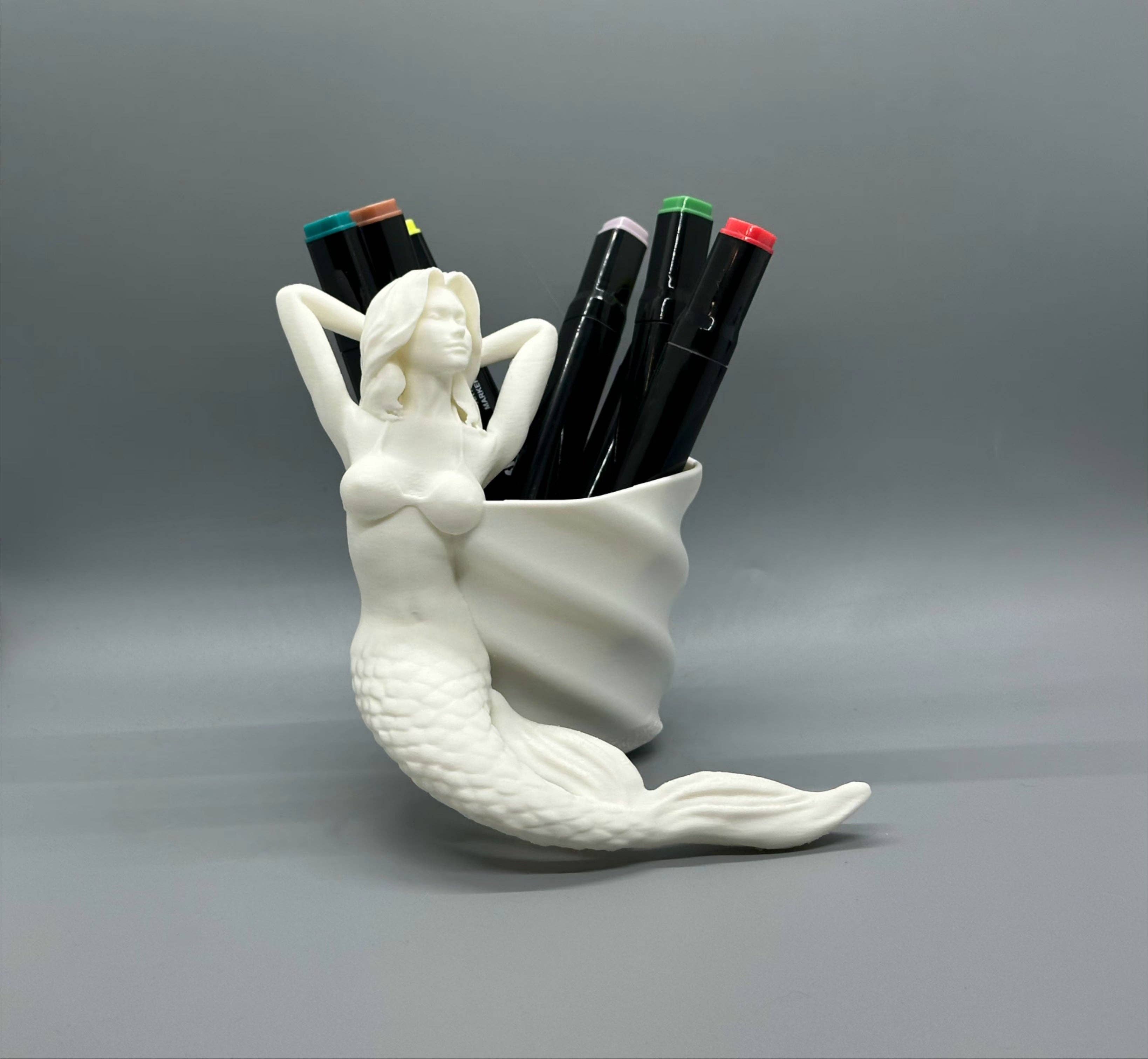 3DHotShop - Wholesale Plant pot - Mermaid Planter1