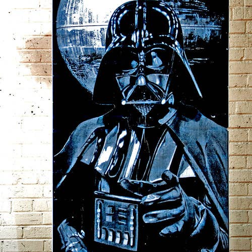 South Austin Gallery - Wholesale Coasters - Darth Vader Mural Ceramic Coaster0