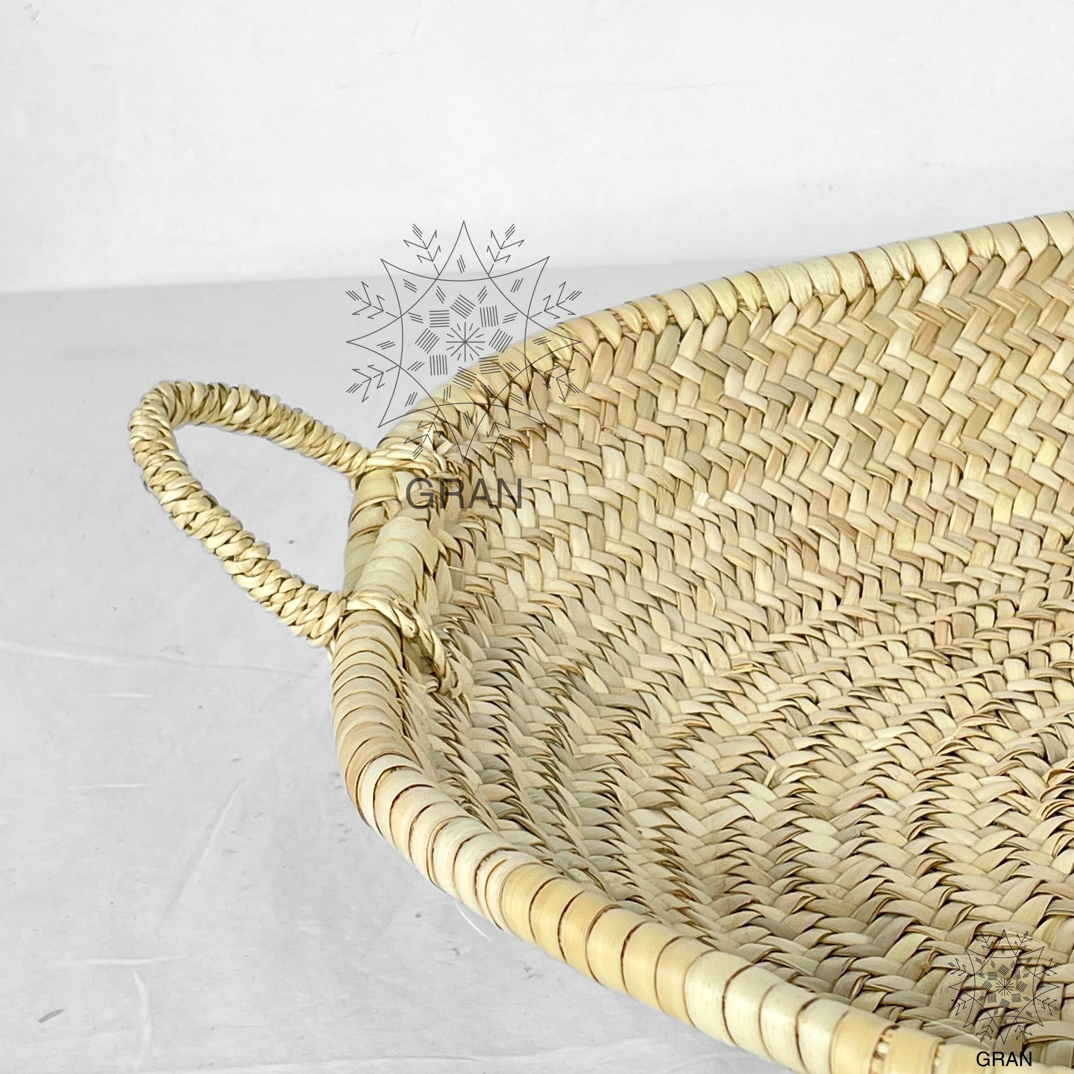Gran Wholesale - Wholesale Decorative Plate/Dish/Bowl - Moroccan Straw Woven Plate, Handcrafted Wicker Plates3