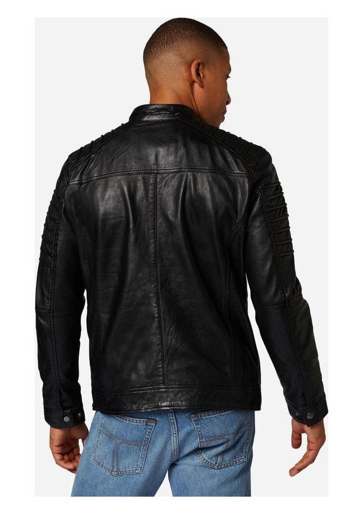 Ricano - Wholesale Leather Jacket - Men's - Men's leather jacket 12815 - premium lamb leather2