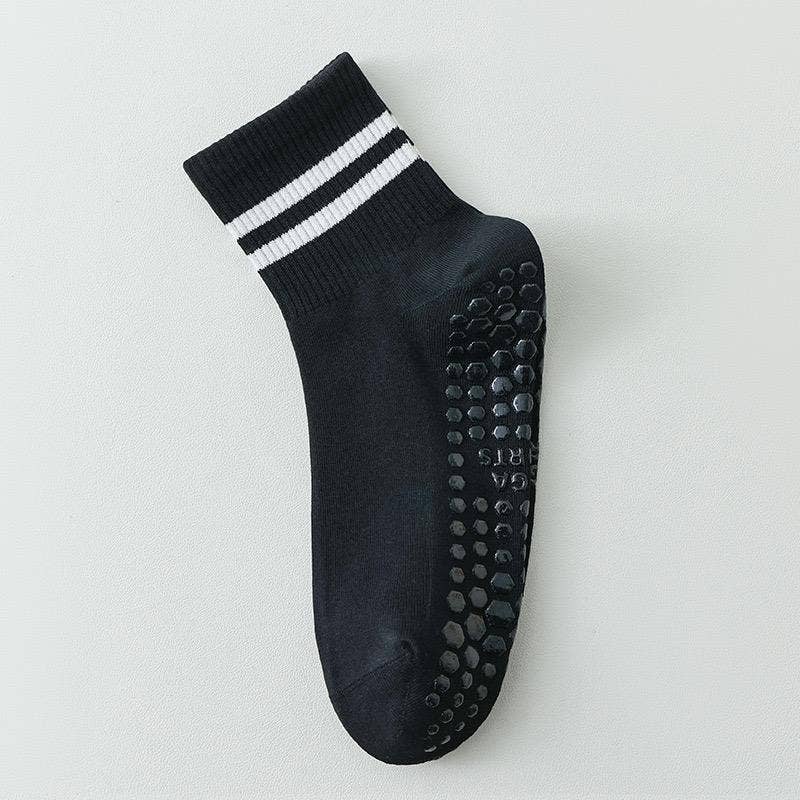 Belsize Activewear - Vendita all'ingrosso Calzini - Donna - Calze antiscivolo corte per yoga e pilates1