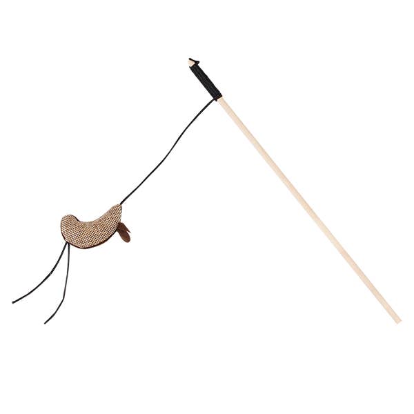 Nobleza - Wholesale Pet Toy - Cat - Cat Fishing Rod for Cats with Wooden Stick