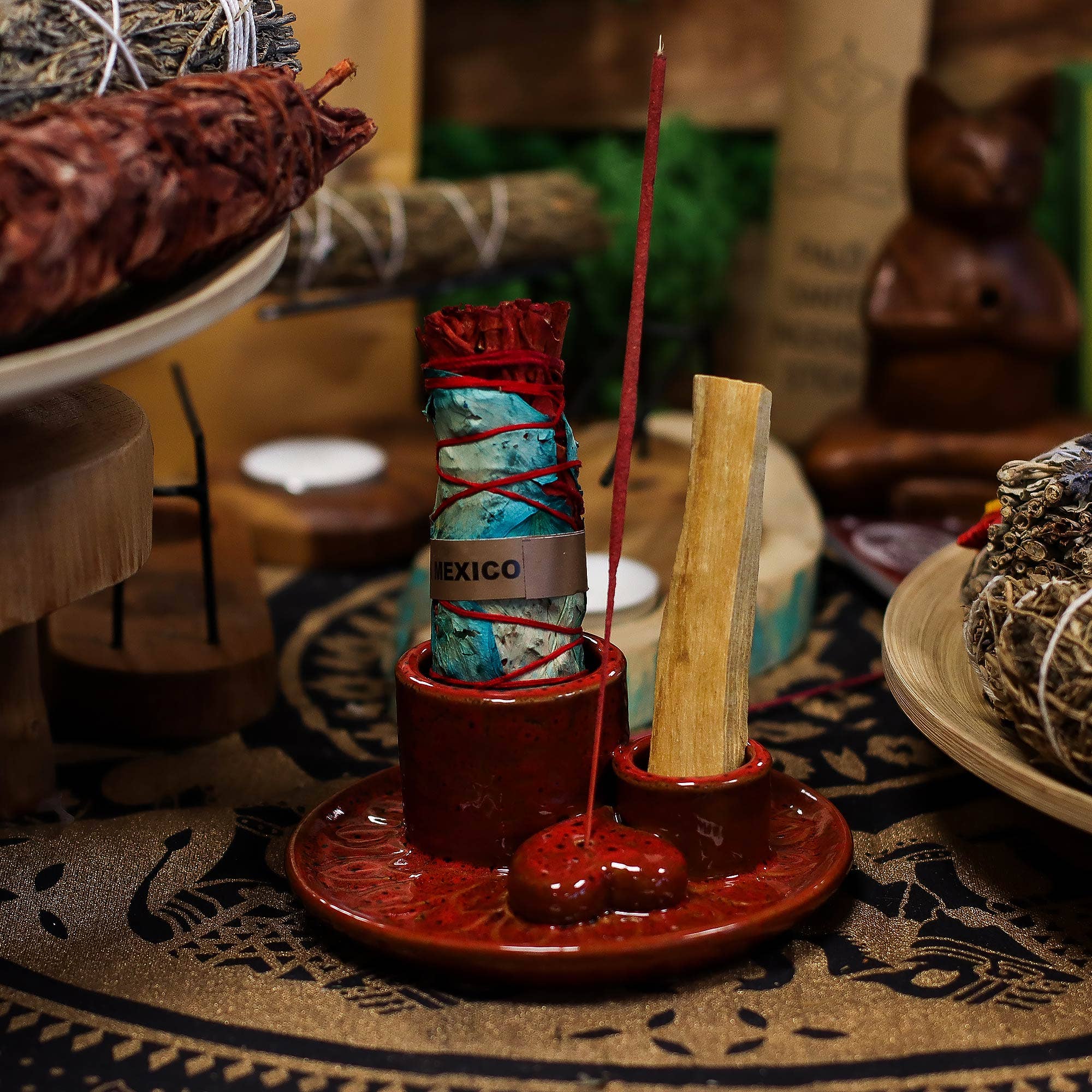 AWGifts Europe - Wholesale Incense Holder - Wholesale Ceramic Palo Santo & Smudge Holders
21