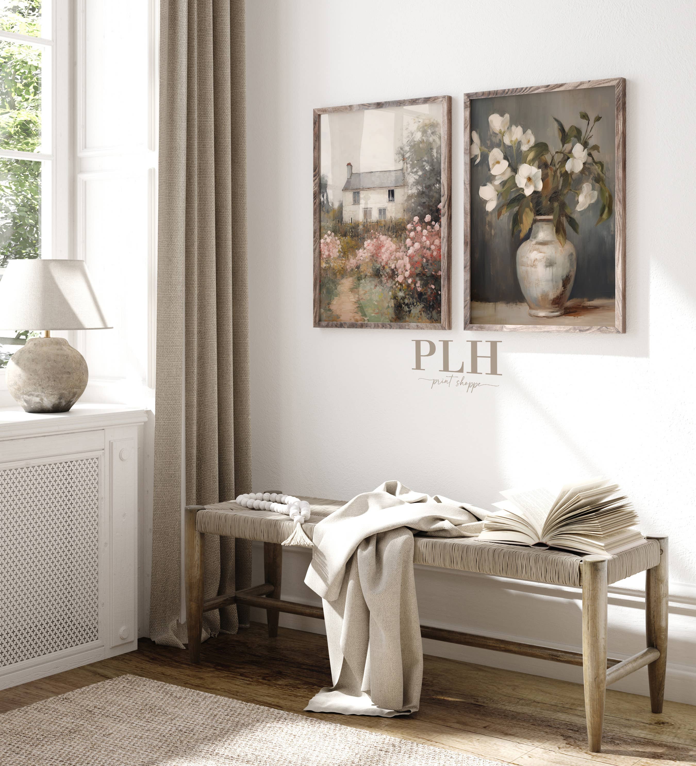 Porter Lane Home - Wholesale Art Print - Vintage Landscape Spring House Art Print3