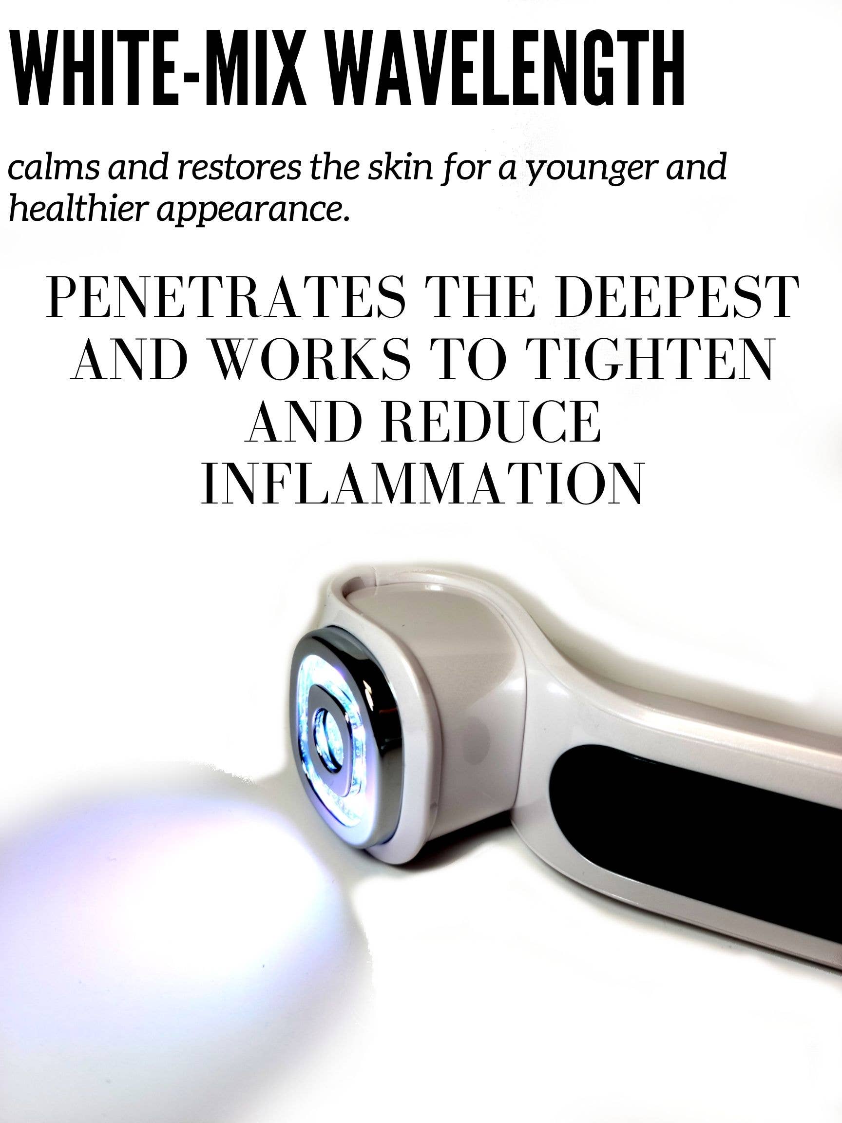 ZAQ Skin + Body Care - Wholesale Electronic Skincare Device - Facial Rejuvenation Device - 7 LED, RF, EMS, Sonic Vibration4