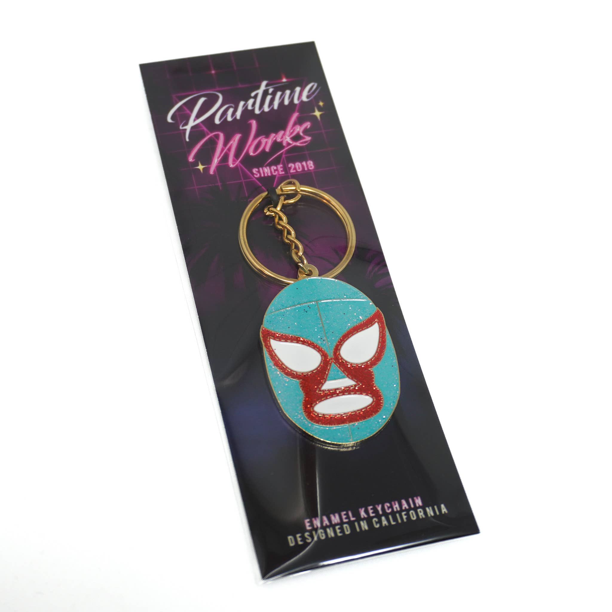 PARTIMEWORKS - Wholesale Keychain - Unisex - Nacho Libre Mask Keychain1