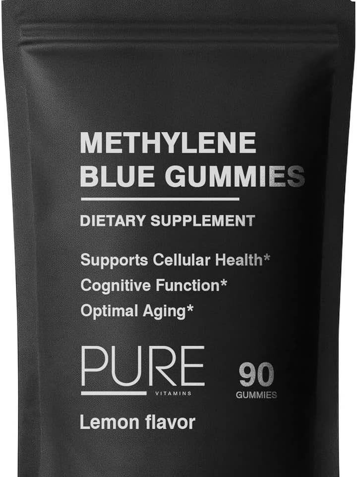 Pure Vitamins Methylene Blue Gummies, Anti-Aging, 90ct - 5mg for wholesale by pure Vitamins