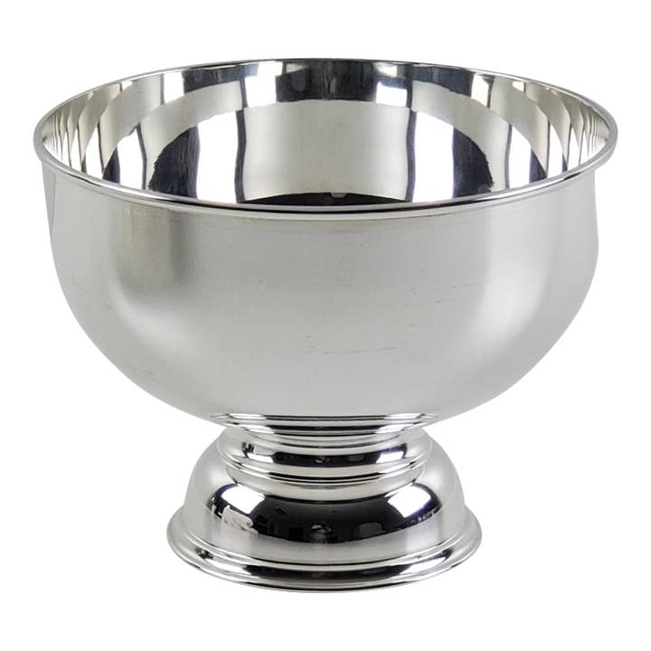 Hotel Silver Plain 12" Bowl English Silver Plate c.1960. SKU #: HOT122. for wholesale by Corbell Silver