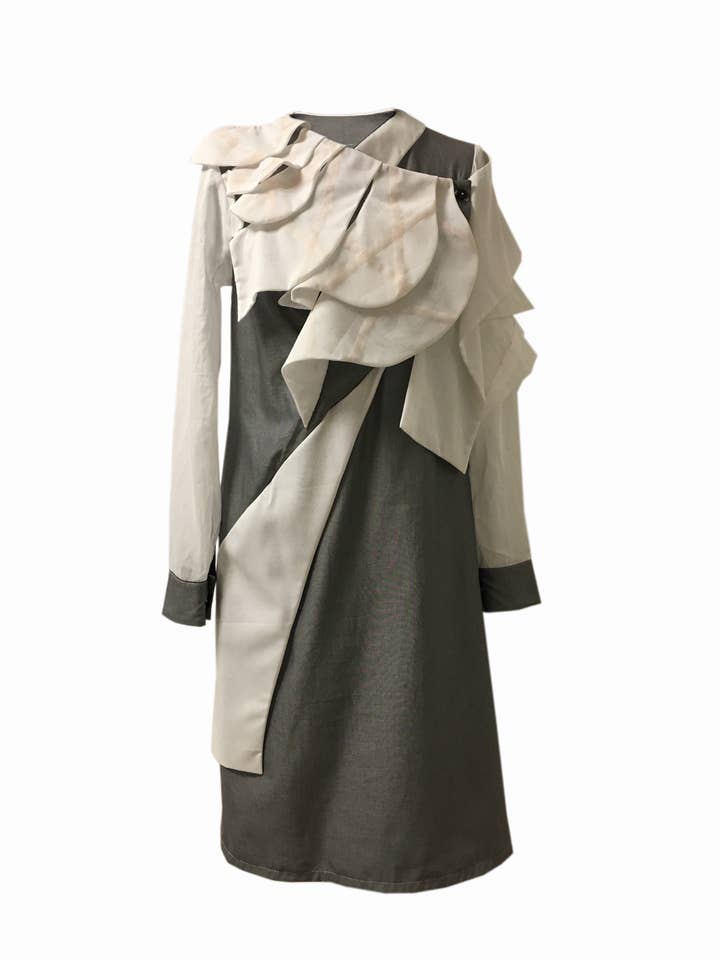 Hemdjurk met ruches voor wholesale door JOHN ZUCCA