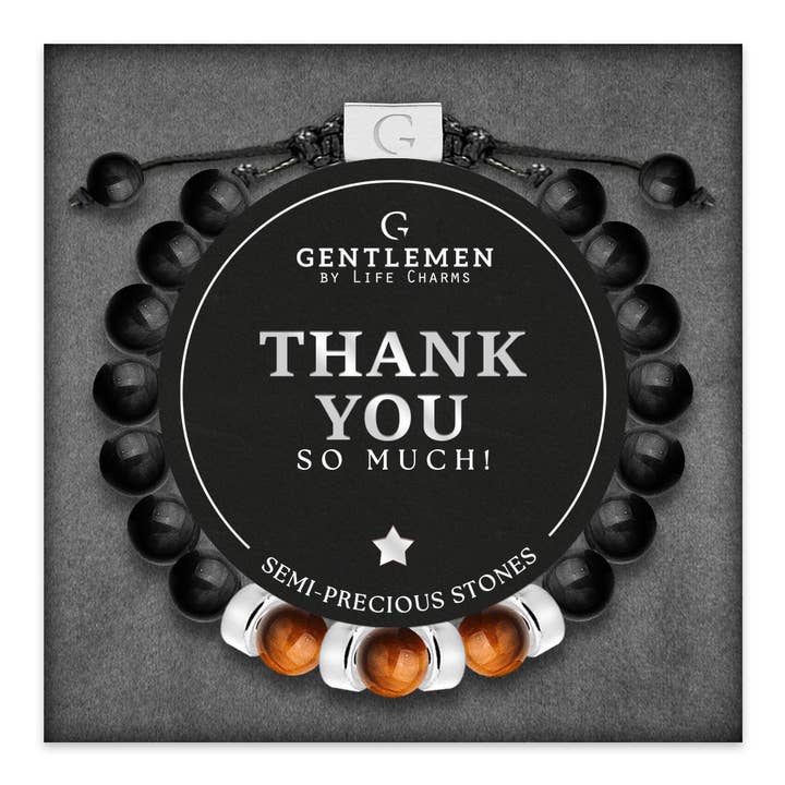 Herr Tack Justerbart Halvädelarmband för wholesale av Life Charms